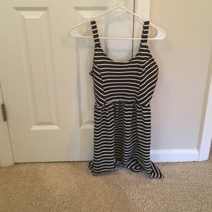 Black and white skater dress from Francesca's