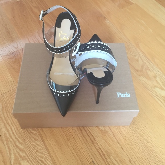 Christian Louboutin Shoes - NIB sz 38 Louboutin "chouette 100 patent/pic/kid"