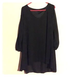 Black loose fitting dress
