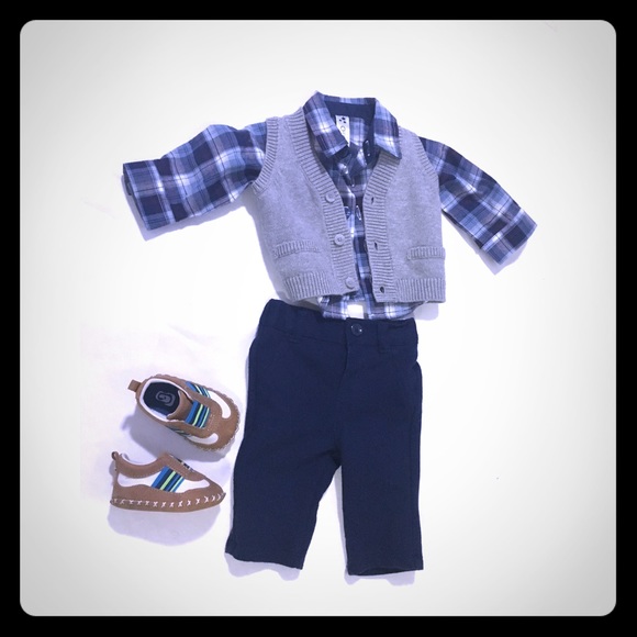 Cherokee baby boy outfit