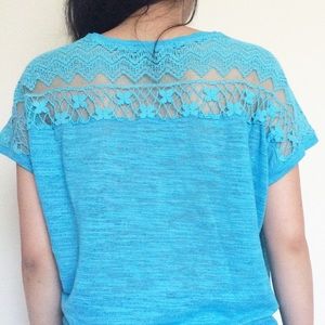 Blue fashionable shirt