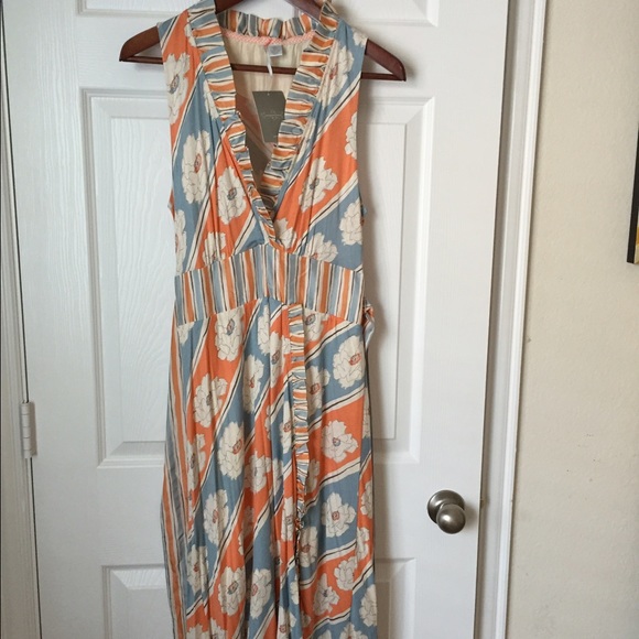 Anthropologie Ric Rac Florist's Holiday Dress - M - Picture 2 of 4