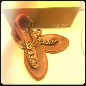 Michael Kors chain embellished sandals