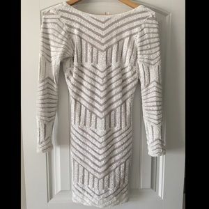 White Sequin Dress