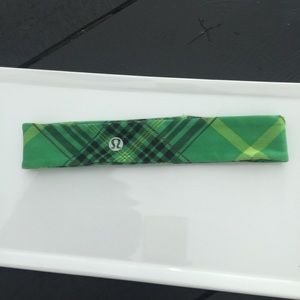 Lululemon headband great condition! Green design.