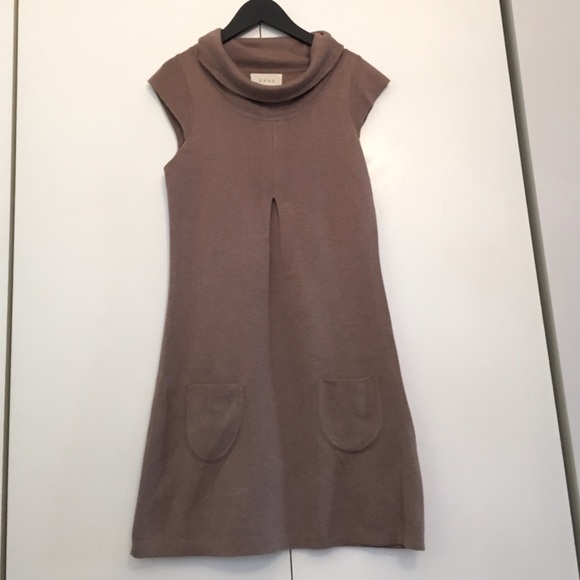 Shae Dresses | Shae Sweater Dress | Color: Gray/Tan | Size: S | Missjdexter's Closet