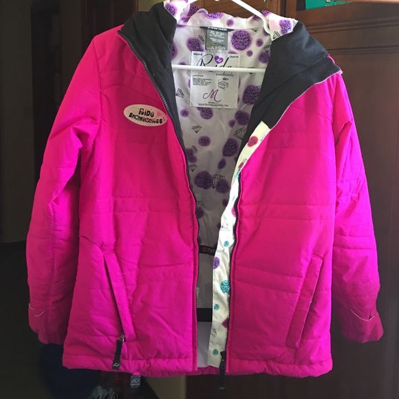 Ride Snowboards Jackets & Coats Bright Pink Girls Snowboard Jacket