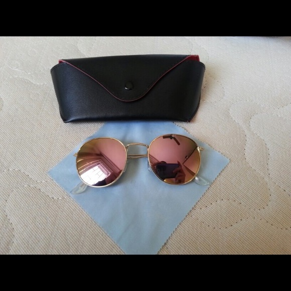 Vintage round women's sunglasses - Picture 2 of 3