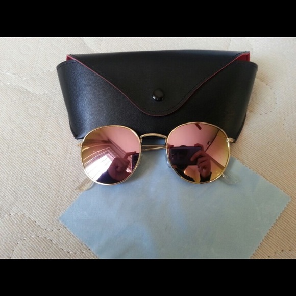 Vintage round women's sunglasses - Picture 3 of 3