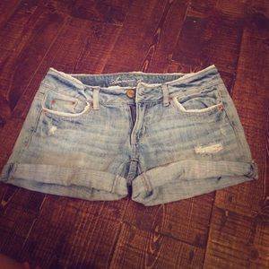 American eagle jean shorts