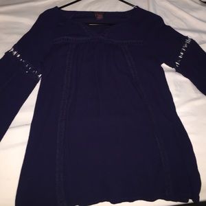 Navy blue blouse