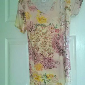 Custo barcelona cotton embroided top