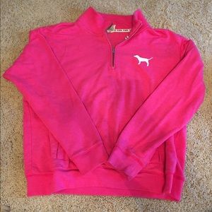 Victoria Secret PINK hot pink pullover