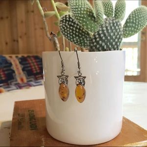 Amber Earrings