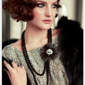 Stella and dot feather brooch