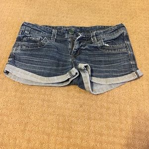 Denim shorts