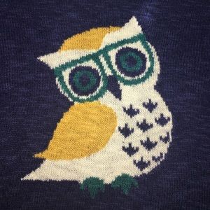Red Camel owl sweater