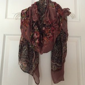 Charlotte Russe floral scarf