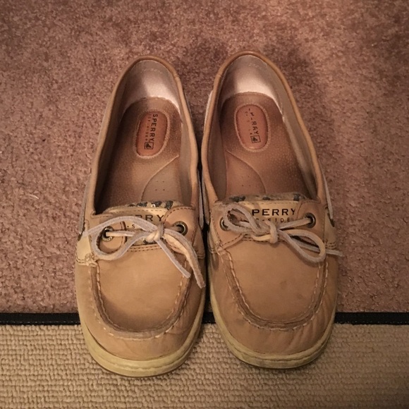 Sperry animal print shoes
