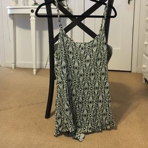 Romper with complex design