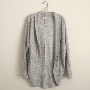Gray cardigan