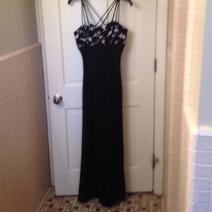 Long black dress