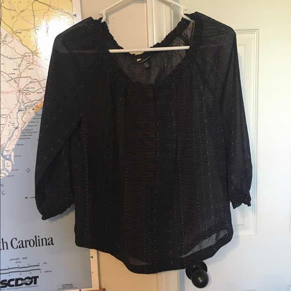 Cute sheer American Eagle blouse