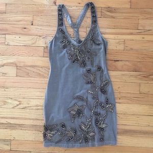 Beautiful metallic jewel embedded dress