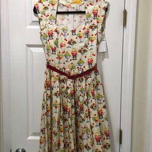 NWT Bernie Dexter Sundae print dress!!