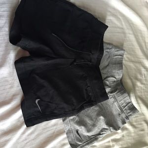 Black and gray bundle Nike shorts