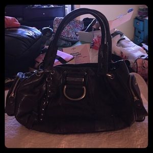 Black leather Juicy couture bag. Used once.