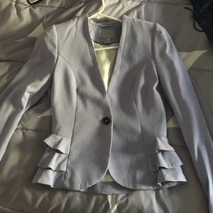 H&M lilac fitted blazer