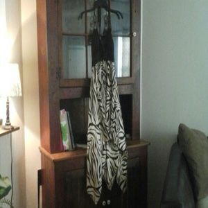 Halter top high-low dress