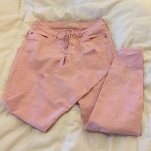 Pink Old Navy rockstar skinny jeans
