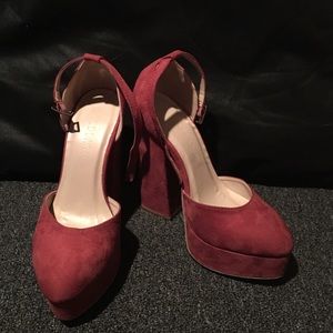 Maroon Pumps