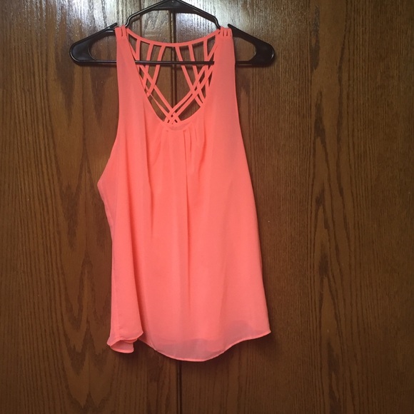 Hot pink dressy tank