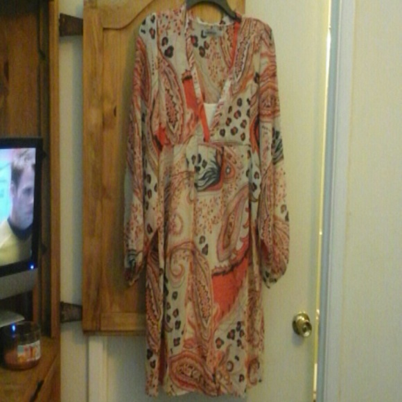 Paisley print dress
