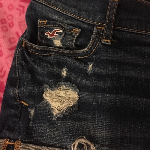 Blue jean shorts - Picture 3 of 4