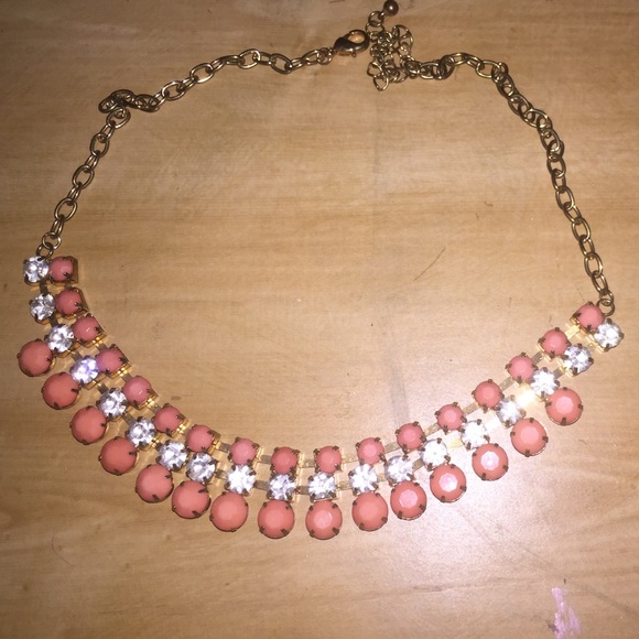 Pink & silver necklace