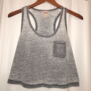 Mossimo, Size S, cropped racer-back tank