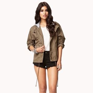 Olive Green Utility Jacket
