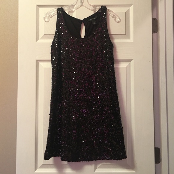 Sequin black dress
