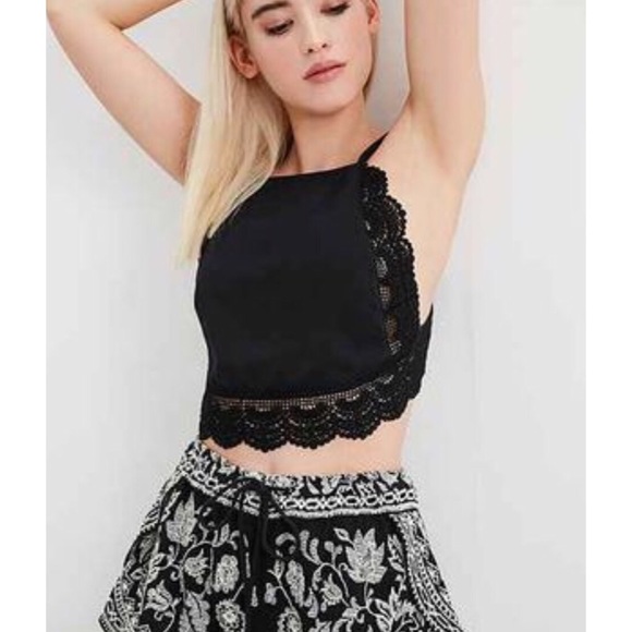 Urban Outfitters Tops - Kimchi blue fawn apron cami black NWOT size S