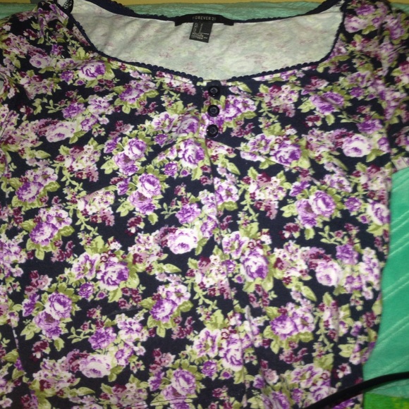 Floral crop top