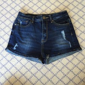 High Rise PacSun Jean Shorts