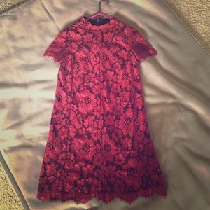 Betsy Johnson Red Lace Dress