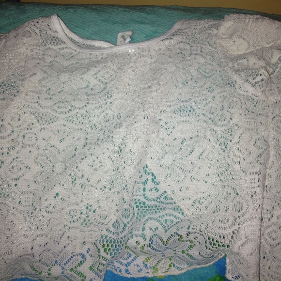 See though swim suit cover up