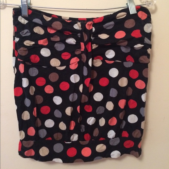 Polka dotted Tube Top