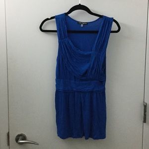 Cable and Gauge medium blue tank top