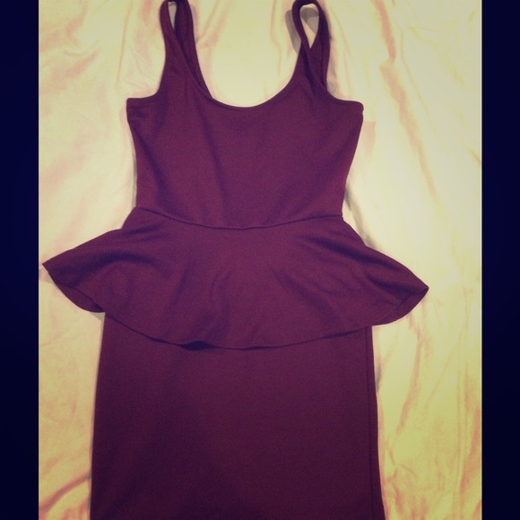 Tight fitting tulip dress